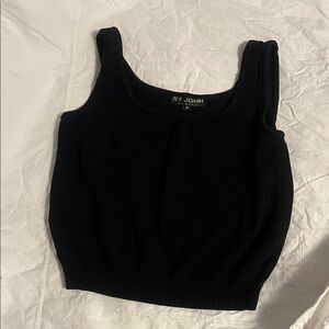 St. John Classic Black Camisole Top